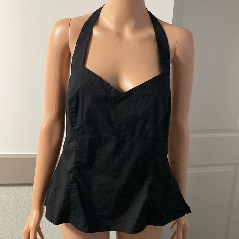 Blouse on neck with bare back size 14